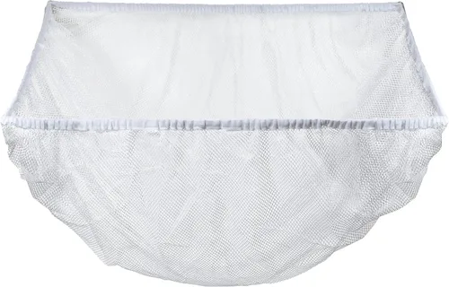 Vista 3 de Hamaca de malla gigante para organizar animales de peluche o juguetes infantiles. , Blanco