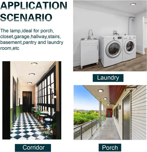 Vista 5 de TOPELER Luz de disco LED de bronce de 6 pulgadas, luz de techo empotrada de 15 W, 1000 lm, luz de disco empotrada de perfil bajo regulable, 3000k