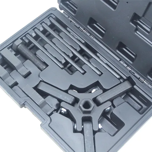Vista 3 de Kit extractor de polea de amortiguador de equilibrador armónico compatible con Ford, GM, Chrysler, Cadillac, Chevy Trucks, Mitsubishi, con extractor
