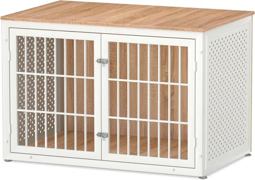 Vista 28 de rehomerance Jaula/Mueble de Servicio Pesado de 26" para Perros Pequeños, Perrera de Metal para Perros con Alta Ansiedad, Jaula para Mascotas a
