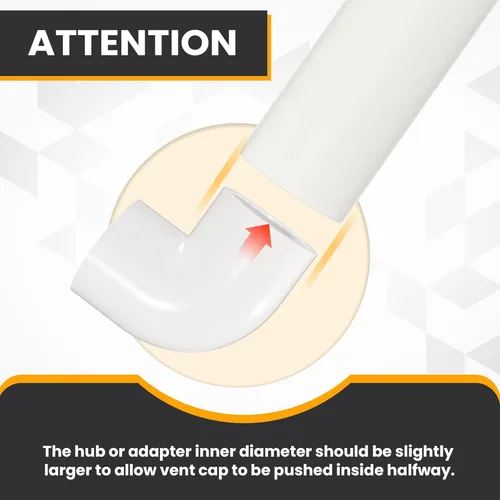 Vista 4 de 10 piezas de accesorios de tubería de codo de 90 grados (enchufe x zócalo), accesorios de tubería de ángulo recto de 2 vías resistentes