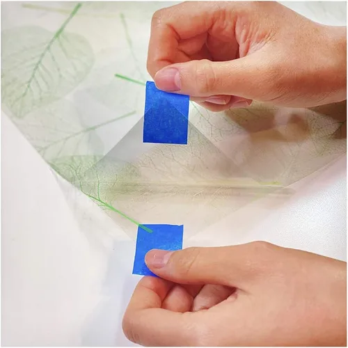 Vista 4 de BDF 4GLV - Película decorativa para ventana, hojas verdes (48 pulgadas x 7 pies)