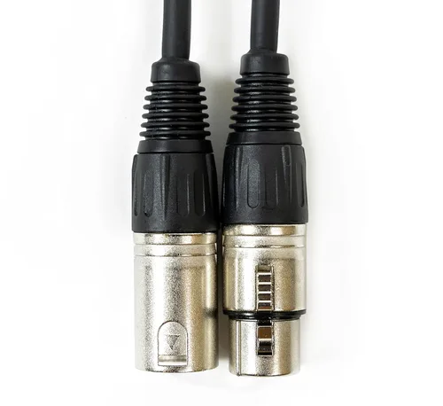 Vista 5 de Gearlux Cable DMX, 3 pines, macho a hembra, 3.2 pies - paquete de 10