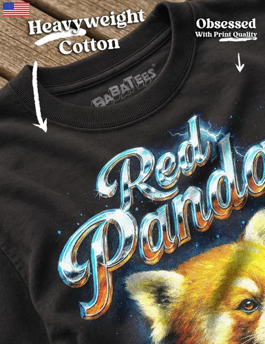 Vista 148 de Camiseta de Heavy Metal de los 80s con Animal en Negro - 100% Algodón - para Hombre y Mujer