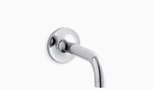 Vista 5 de Kohler 14427-BL Purist Caño de baño de 90 grados para montaje en pared, 2,5 gpm, negro mate