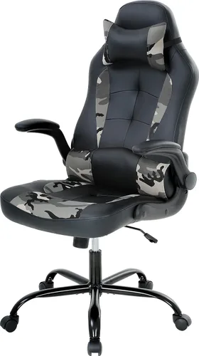 Vista 12 de Silla de computadora para videojuegos, silla de computadora de carreras, silla de oficina ajustable, silla de escritorio moderna, silla ergonómica
