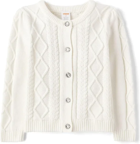 Vista 4 de Gymboree - Cárdigan de manga larga con botones frontales para bebés y niñas pequeñas