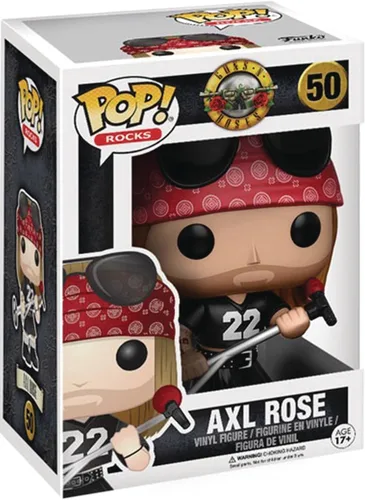 Vista 3 de POP Guns N' Roses - Figura de vinilo Axl Rose Funko Rocks (incluye caja protectora compatible)