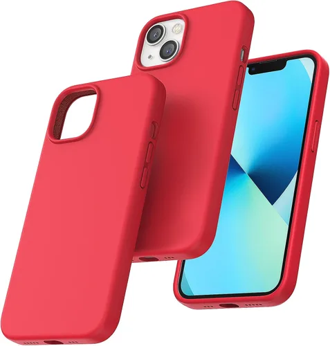 Vista 9 de TOCOL - Funda 5 en 1 para iPhone 11, con 2 protectores de pantalla + 2 protectores de lente de cámara, funda delgada de silicona líquida a prueba
