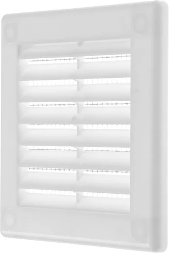 Vista 8 de Vent Systems 3 x 3 pulgadas (dimensiones de apertura) - Cubierta de ventilación de plástico blanco Soffit - Rejilla de ventilación cuadrada plana