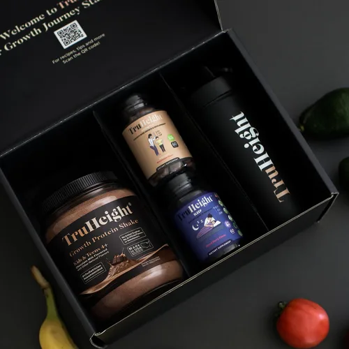 Vista 8 de TruHeight Batido de Proteína de Crecimiento (Sabor a Leche con Chocolate, Suero) Nutrición Alta para el Crecimiento y Desarrollo Natural - Polvo