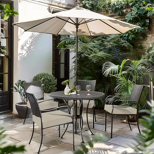 Vista 2 de Favoyard Cojines para sillas de patio de 18 x 18 x 3 pulgadas, impermeables, para muebles de patio, para muebles de patio, color resistente a los 3