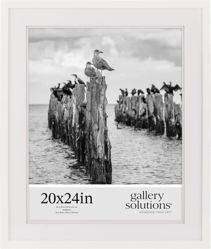 Vista 15 de Gallery Solutions - Marco de pared de madera negra de 14 x 18 pulgadas - Calidad premium - Soporte de pared rectangular - Diseño clásico para fotos