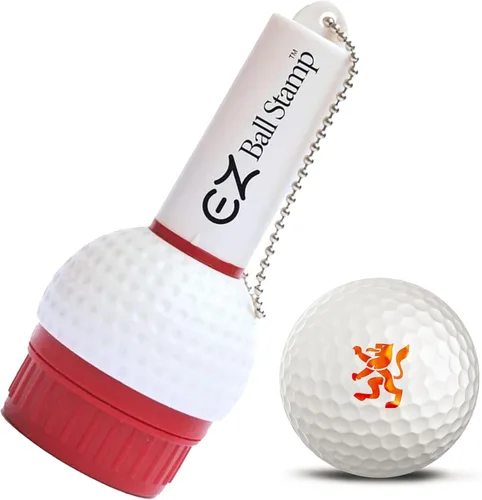 Vista 29 de Sello de Bola de Golf/Sello - Marcador de Tinta de Secado Ultra Rápido y Sin Manchas para Personalizar Tu Bola (Toro Rojo)