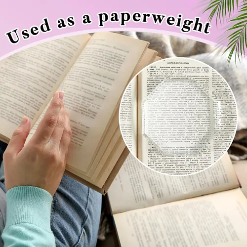 Vista 2 de Seajan 2 piezas de azulejos de vidrio transparente pisapapeles bloque decorativo para decoración del hogar, manualidades, proyectos, adornos libro