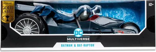 Vista 10 de McFarlane DC Multiverse Batman & Bat-Raptor Gold Label Paquete de 2 – Increíblemente detallado coleccionable con ultra articulación, vehículo y DC