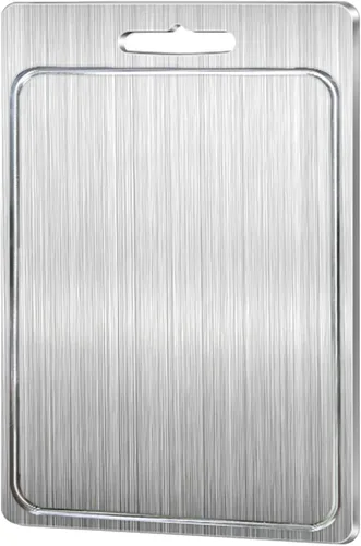 Vista 10 de Stainless Steel Chopping Board - Double Sided Metal Cutting Board - Fruit Cutting Block, for Meat Fruits Vegetables(25x15cm)