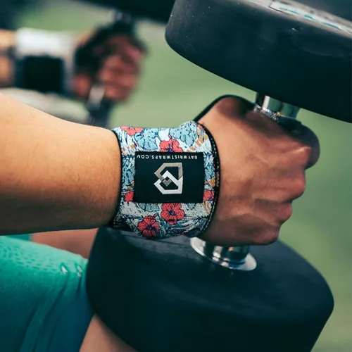 Vista 3 de Muñequera de entrenamiento de levantamiento de pesas, ajustable, talla única, muñequeras cómodas para levantamiento de pesas con lazo