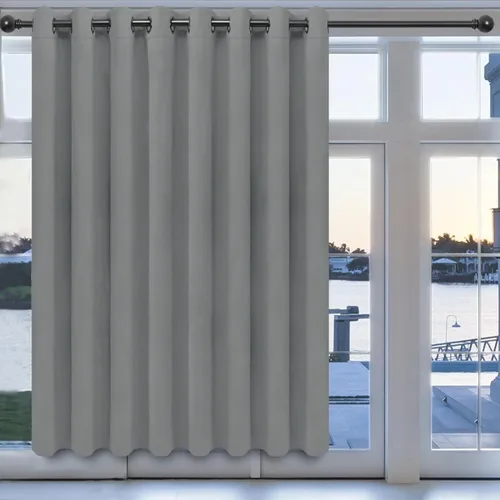 Vista 401 de Easy-Going - Cortinas opacas para dormitorio, aislamiento térmico sólido con ojales, cortinas de ventana para reducción de ruido, cortinas