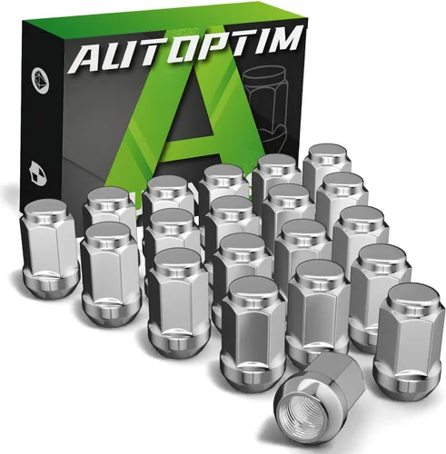AUTOPTIM Tuercas de rueda 1/2-20 – Repuesto para Ford Mustang 1964-1973/1994-2014, Edge 2006-2014, Explorer 1990-2019, Ranger 1982-2012, 20 tuercas