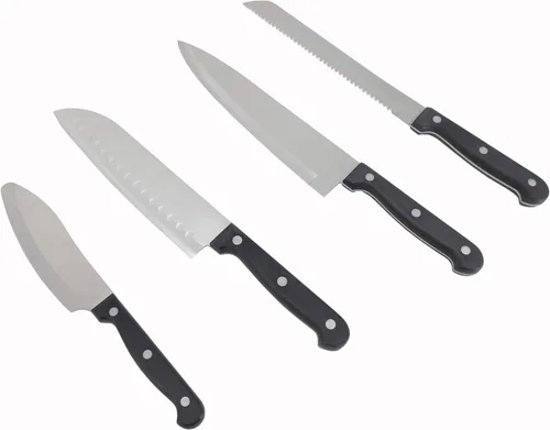 Vista 7 de Juego de 17 piezas de bloque de cubiertos de cocina Acero inoxidable Chef Madera Profesional 15276-NPF