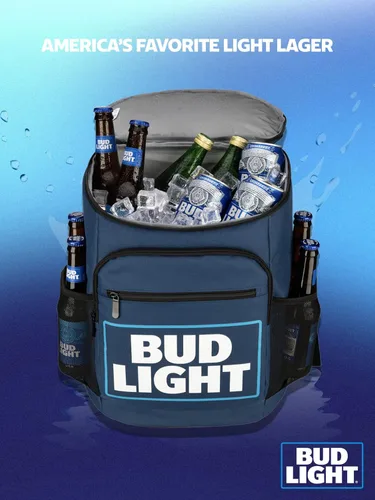 Vista 3 de Mochila térmica de cerveza aislada de 21 litros a prueba de fugas, enfriador suave para playa, camping, senderismo, picnic