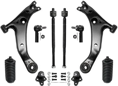 Vista 201 de Detroit Axle - Kit de brazos de control de extremo delantero RWD para cargador Chrysler 300 Dodge Challenger 11-19, brazos de control