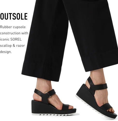 Vista 5 de Sorel Sandalias de cuña Cameron para mujer