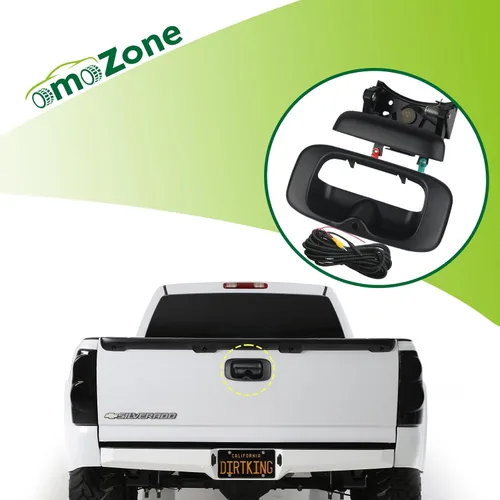Vista 5 de Cámara de respaldo con manija de puerta trasera Cámara de visión trasera con manija de cierre de puerta Compatible con 1999-2007 Chevrolet Chevy