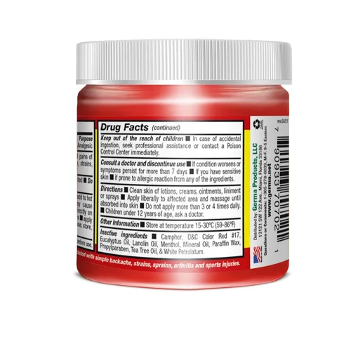 Vista 3 de GERMA™ Manteca Ubre Plus (ROJO) - 3 FL OZ