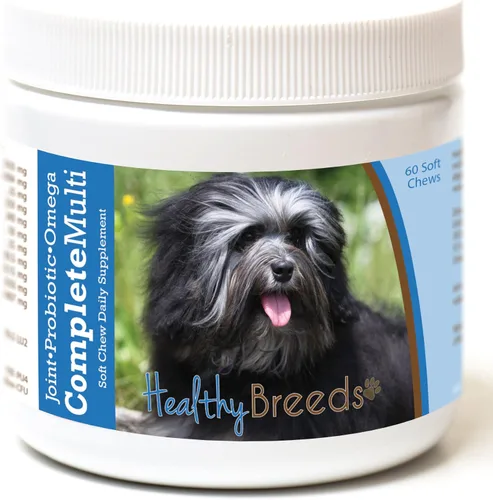 Vista 184 de Healthy Breeds Cavalier King Charles Spaniel - Multivitamínico todo en uno, completo con probióticos, glucosamina, condroitina y omegas, 60