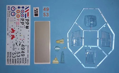 Vista 2 de Mikro-mir AMP 48-020 - 1/48 - Aérospatiale/Westland Gazelle Helicóptero Plástico Modelo kit