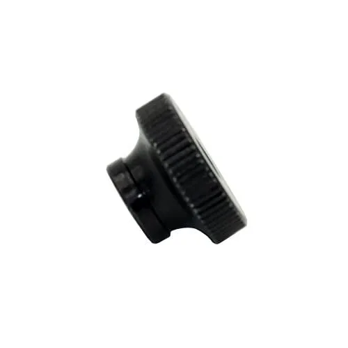 Vista 2 de 10 unids M4 negro plateado acero al carbono moleteado tuerca pulgar tuerca aprieta la tuerca 3D Impresoras piezas cortina pared