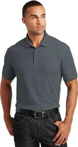 Vista 18 de Port Authority Unisex Core Classic Pique Polo Negro profundo
