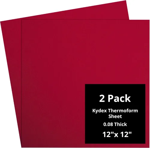 Vista 76 de Kydex Sheets - Solid Color DIY Kit for Crafting Holsters, Sheaths, and Mag Pouches - (8x8, 8x12, 12x12), Premium Thermoform Sheets - Thick, Durable