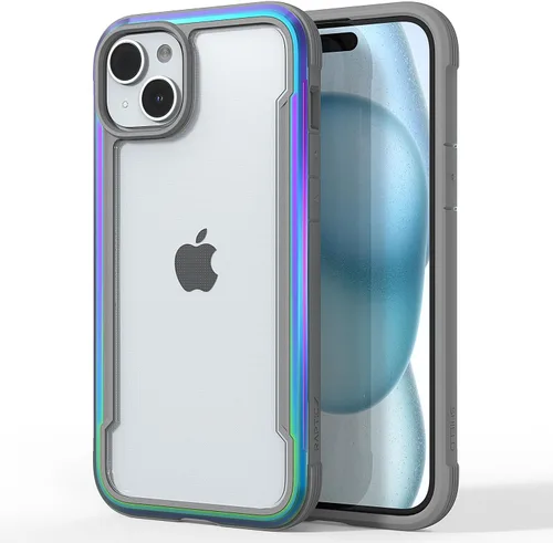 Vista 22 de RAPTIC Funda Shield para iPhone 14 Plus, funda protectora transparente a prueba de golpes, grado militar probada en caídas de 10 pies, marco