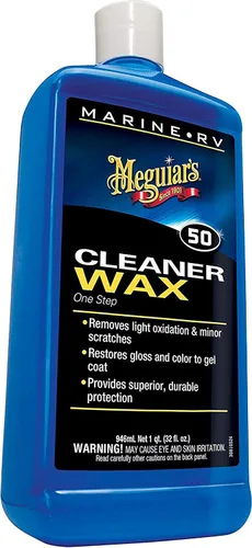 Vista 2 de Meguiar's M5032 - Cera limpiadora de un solo paso para vehículos recreativos, botella de 32 onzas