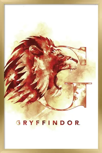 Vista 21 de Trends International Wizarding World: Harry Potter-Gryffindor - Póster de pared con logotipo de la casa ilustrada, 14.725 x 22.375 pulgadas, versión