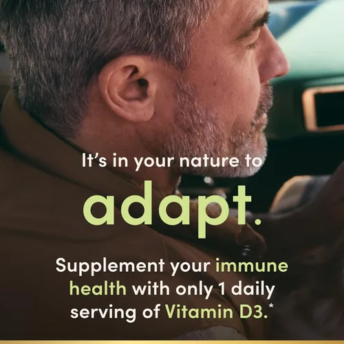 Vista 5 de Nature's Bounty Vitamina D, apoya la salud inmunológica y la salud ósea, 2000 UI de vitamina D3, 150 cápsulas blandas