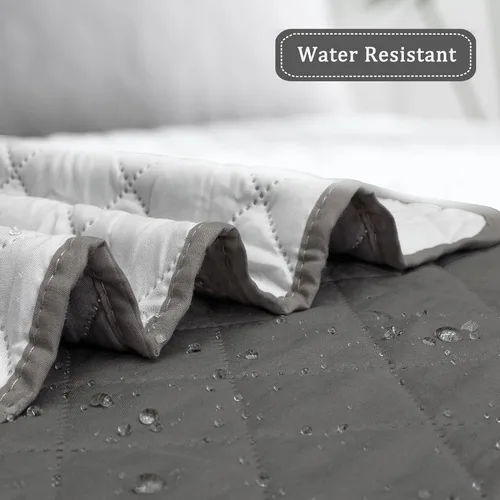 Vista 415 de Easy-Going - Funda reversible para sofá reclinable, resistente al agua, protector de muebles con correas elásticas, para mascotas y niños