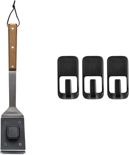 Vista 9 de Traeger - Cepillo de limpieza para parrillas de pellet BAC537 y accesorios para parrillas SPC174 condimento Traeger con ajo y ají