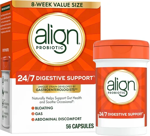 Align Probióticos, apoyo digestivo 24/7*§, probióticos para mujeres y hombres, probióticos para la salud digestiva, cápsulas probióticas para