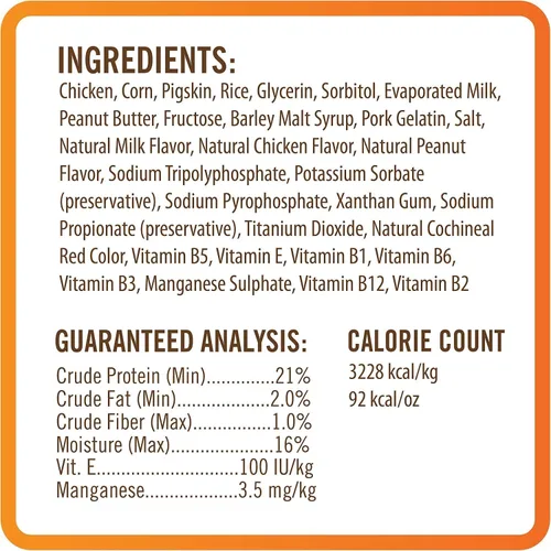 Vista 8 de NutriChomps Masticables para Perros, Trenzas de 6 Pulgadas, Fáciles de Digerir, Snacks para Perros sin Piel Cruda, Saludables, Pollo Real, Sabores a