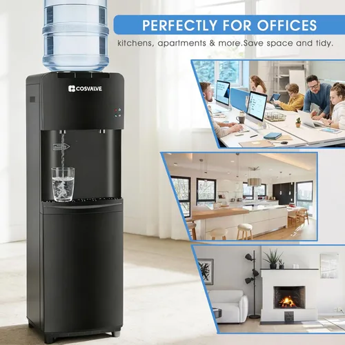 Vista 6 de Dispensador de agua de 5 galones (enfriador de agua de carga superior)