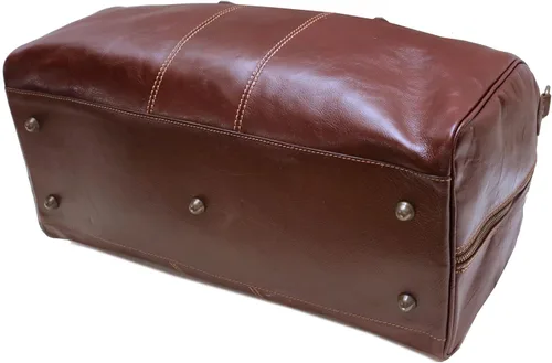 Vista 7 de Floto Maleta Venezia Bolsa de lona, Vecchio marrón, Bolsa de lona