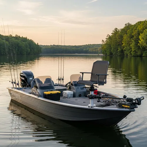 Vista 9 de Asientos de barco de malla para pesca, asiento de barco Marine Bass Jon, transpirable y mantiene seco, excelente soporte lumbar para espalda, silla