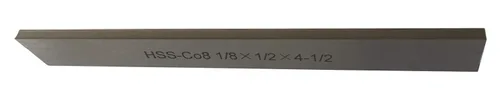 Vista 2 de Juego de 2 8% cobalto 1/8" x 1/2" x 4-1/2" para torno de separación de cuchilla paralela Tyle