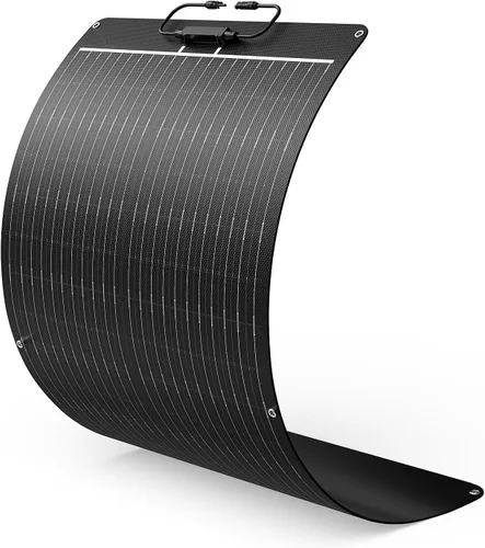 Vista 14 de Panel solar flexible ultrafino de 100 W, 12 V, 11BB 23% panel monocristalino ETFE de alta eficiencia, diseño flexible de 240 ° para generador solar