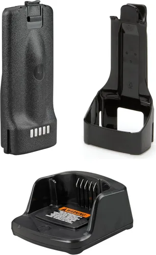 Vista 5 de Motorola Solutions RMV2080 Paquete de 6 con micrófonos de altavoz Radio bidireccional analógica 8 canales VHF 150.8-164