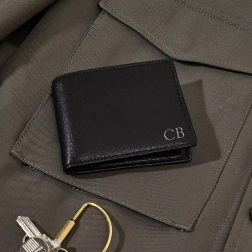 Vista 2 de Leatherology Cartera Bifold para hombre - RFID disponible, marrón, (Rfid Brown)), LWS01133B10R40